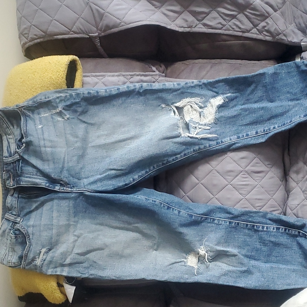 Womens distressed jeans